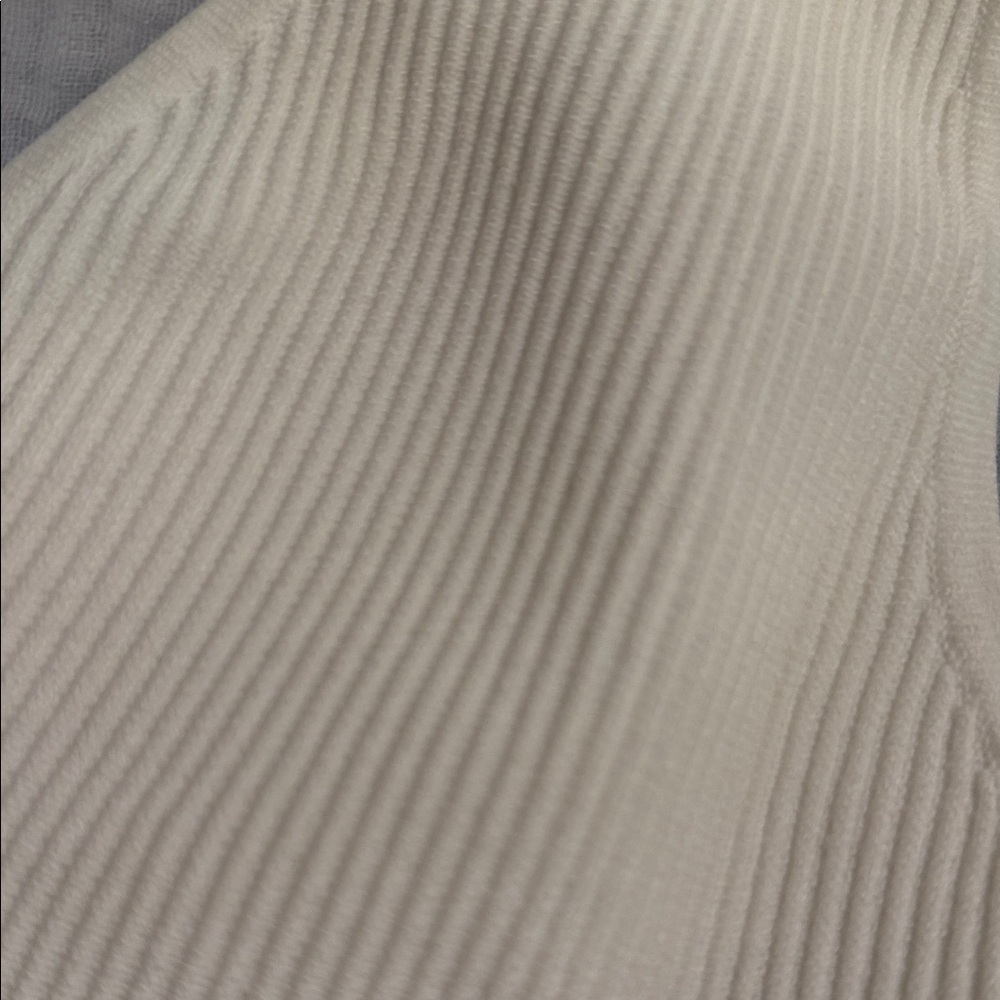 Aritzia Cream Ribbed Top - Picture 2 of 4